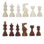 Bottocino & Red Deluxe Style Marble Chess Pieces