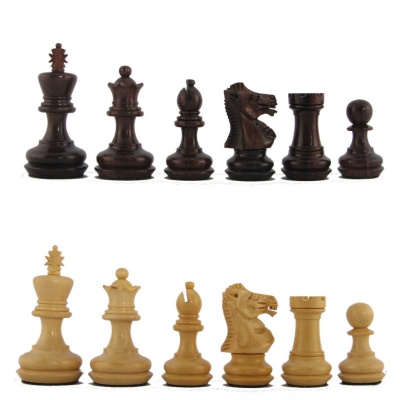 2 1/2'' MoW Cardinal Rosewood Elite Premier Staunton Chess Pieces