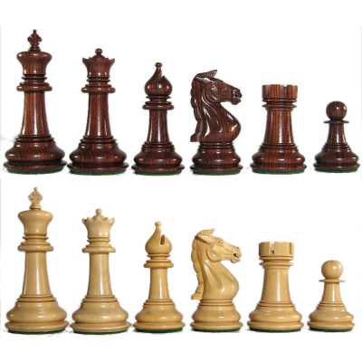SALE! 3 3/4" Mark of Westminster Cardinal Rosewood Imperial Staunton Chess Pieces