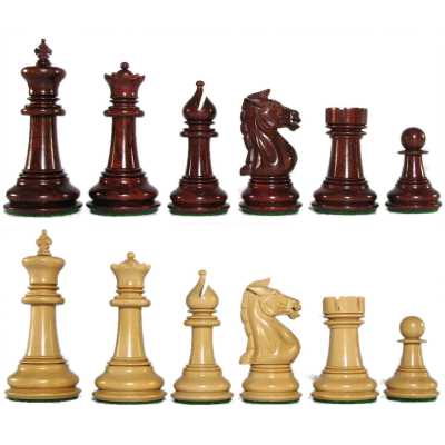 SALE! 3 3/4" Mark of Westminster Crimson Rosewood Imperial Staunton Chess Pieces