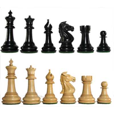 SALE - 3 3/4" Mark of Westminster Ebony Imperial Staunton Chess Pieces