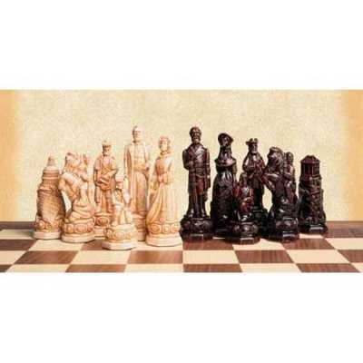 American Civil War Crushed Stone Chess Pieces