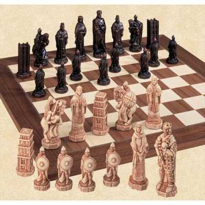 Battle of Hastings Crushed Stone Chess Pieces