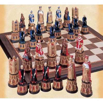 Canterbury Catheral Crushed Stone Chess Pieces