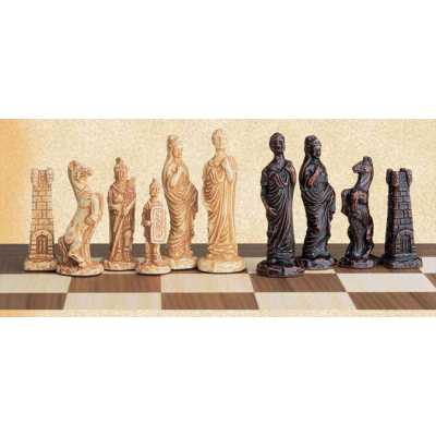 Mini Roman Crushed Stone Chess Pieces