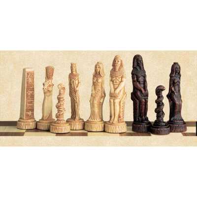 Egyptian Crushed Stone Chess Pieces