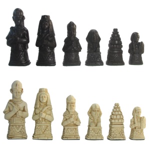 Egyptian Crushed Stone Chess Pieces