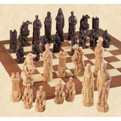 The Crusades Crushed Stone Chess Pieces