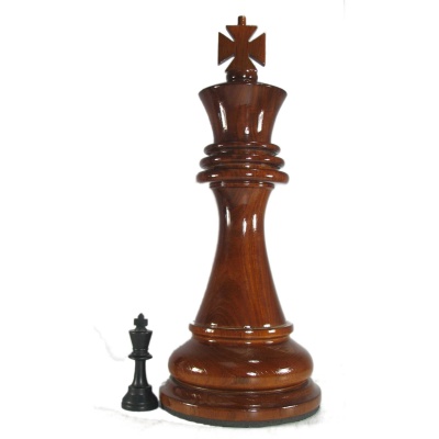 12" Teak Wood Chess Pieces