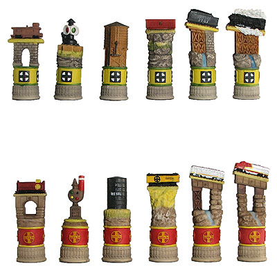 Santa Fe Train Chess Set