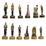 The Slayer and Dead Hand Painted Polystone Chess Pieces
