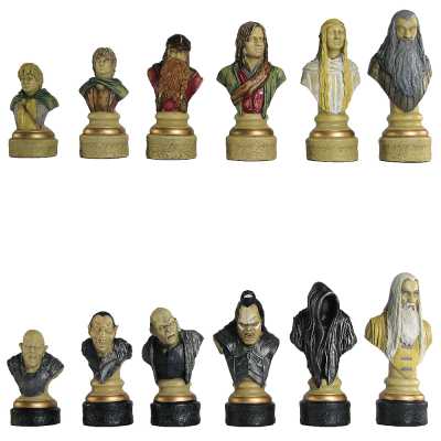 Lord of the Rings: Hand Decorated Chess Pieces