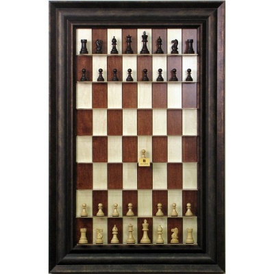 Straight Up Chess Board - Red Maple