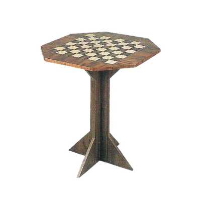 24 3/4" Octagon Chess Table