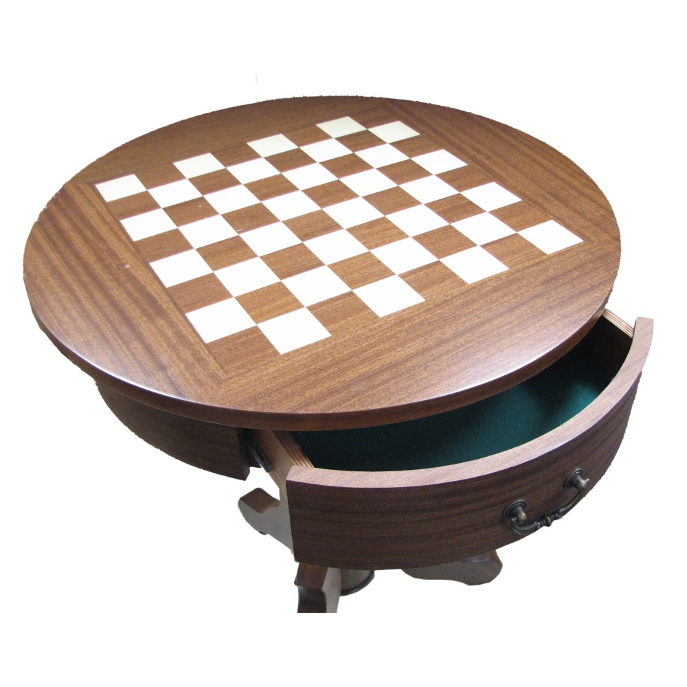 Polish Luxury Round Chess Table