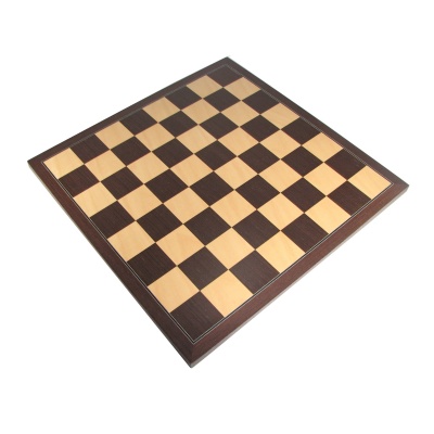 18" Mark of Westminster Executive Chess Board - Wengue and Maple with 2 Squares