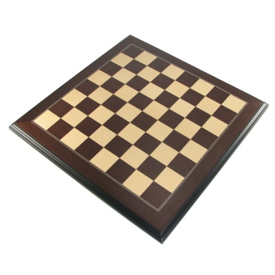 23" Mark of Westminster Presidential Chess Board - Wengue and Maple with 2 1/4 Squares
