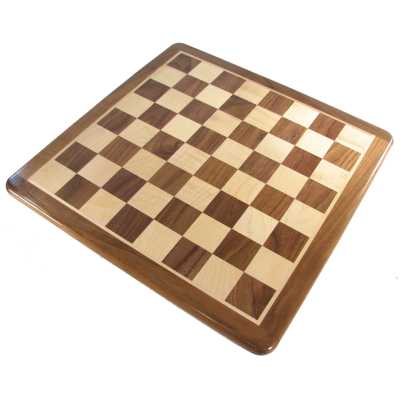 20" Rounded Inlaid Board - Walnut & Maple