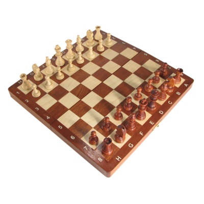 10 1/2" Tournament Folding Magnetic Chess Set
