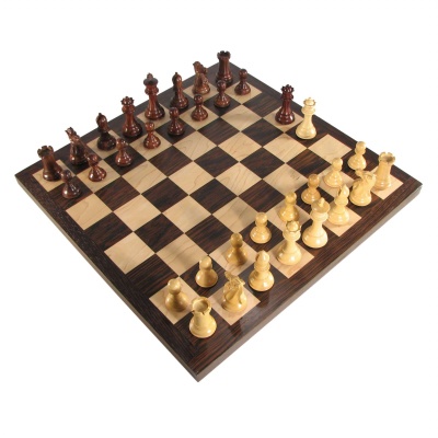 3" Cardinal Legionnaires Chess Set with Wengue Board