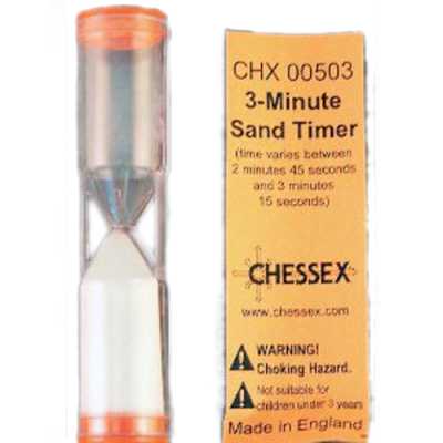 Three Minute Sand Game Timer