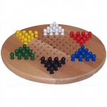 We have several different chinese checker sets, with marbles or pegs
