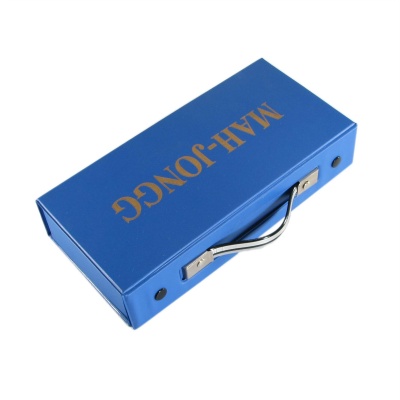 Compact Mah Jongg Set in Blue Vinyl Case