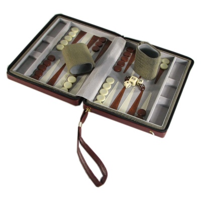 9'' Lizard Style Magnetic Travel Backgammon Set
