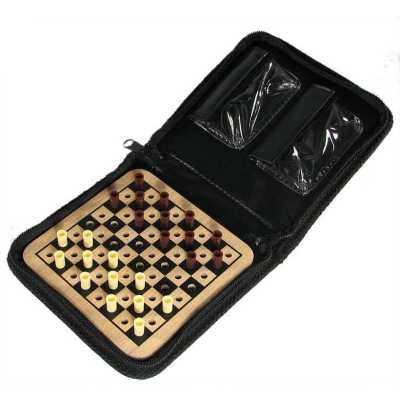 Travel Wallet Checkers Set