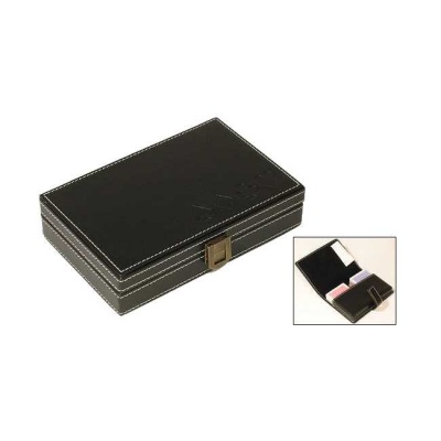 Large Leatherette Bridge Set