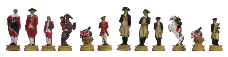 Revolutionary War Chessmen