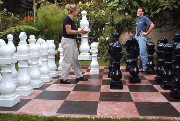 outdoor chess sets