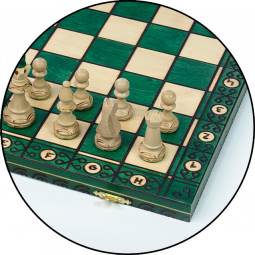 Foldable Wooden Chess Set Board Game – Whippersnappers Toy Store