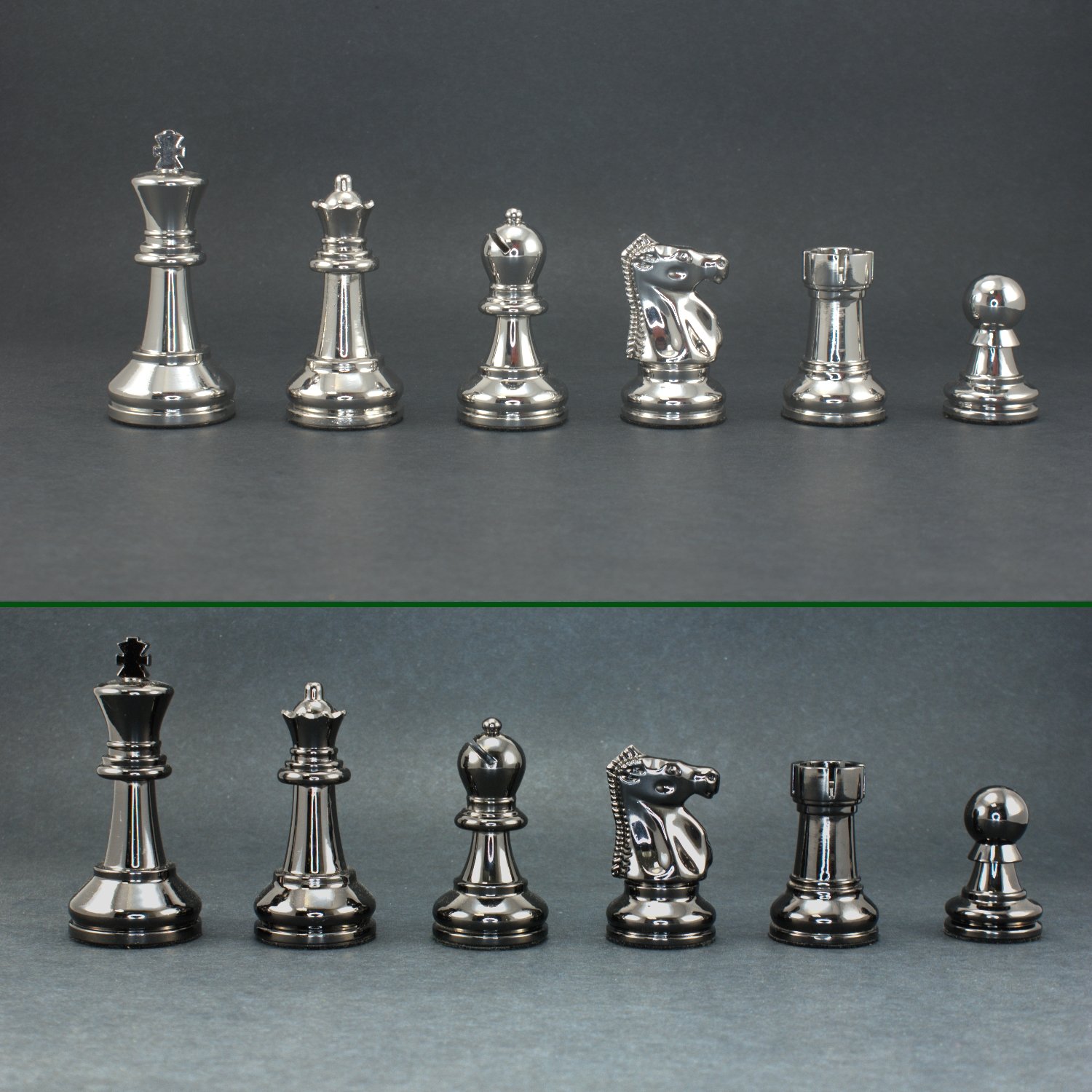 Chess Set Metal Pieces Luxury High Grade Chessman Chess Game Large Chess Pieces 