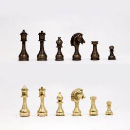 3 1/4" Brass Rings Chess Pieces