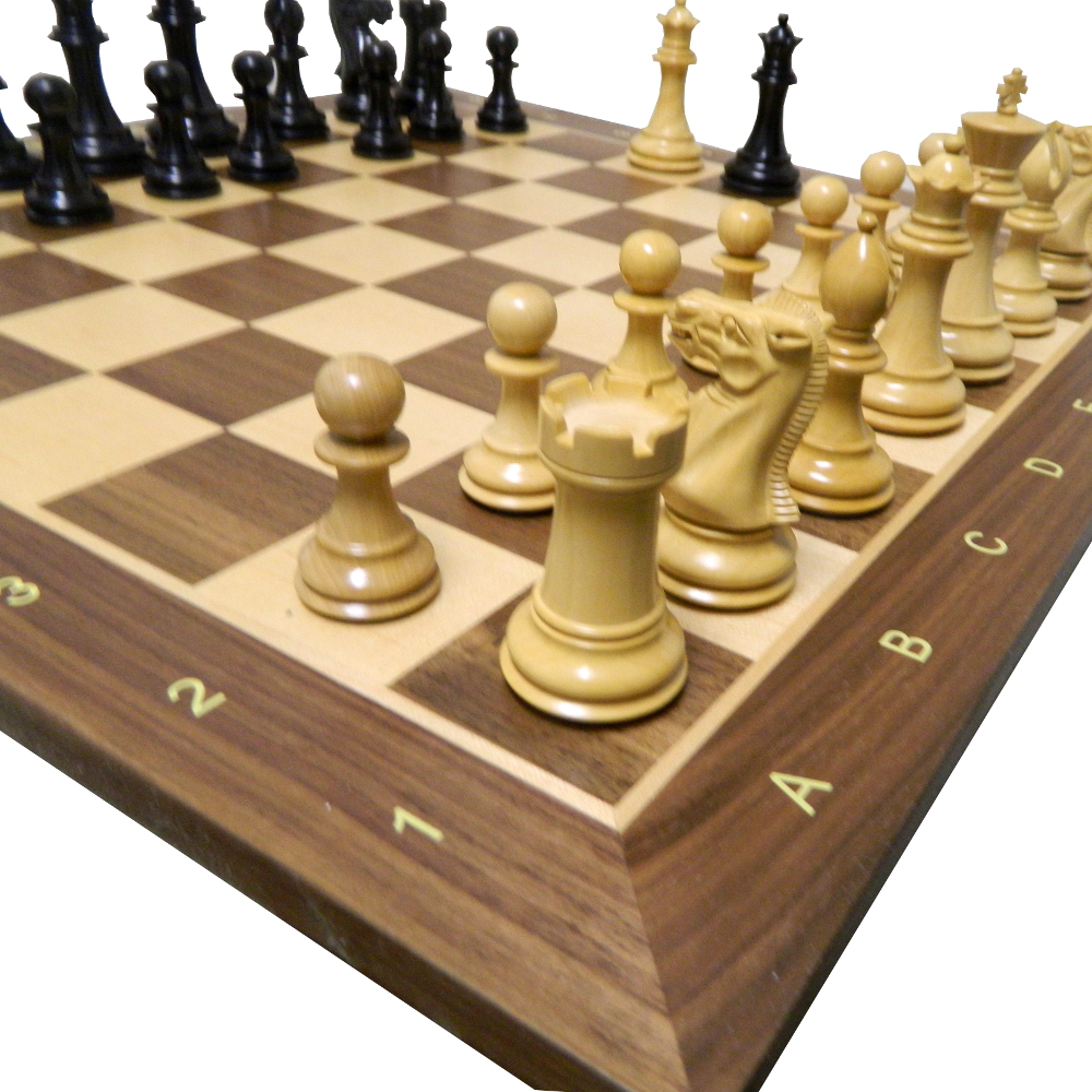 Tournament Legionnaires Ebonized Chess Set Tap To Expand