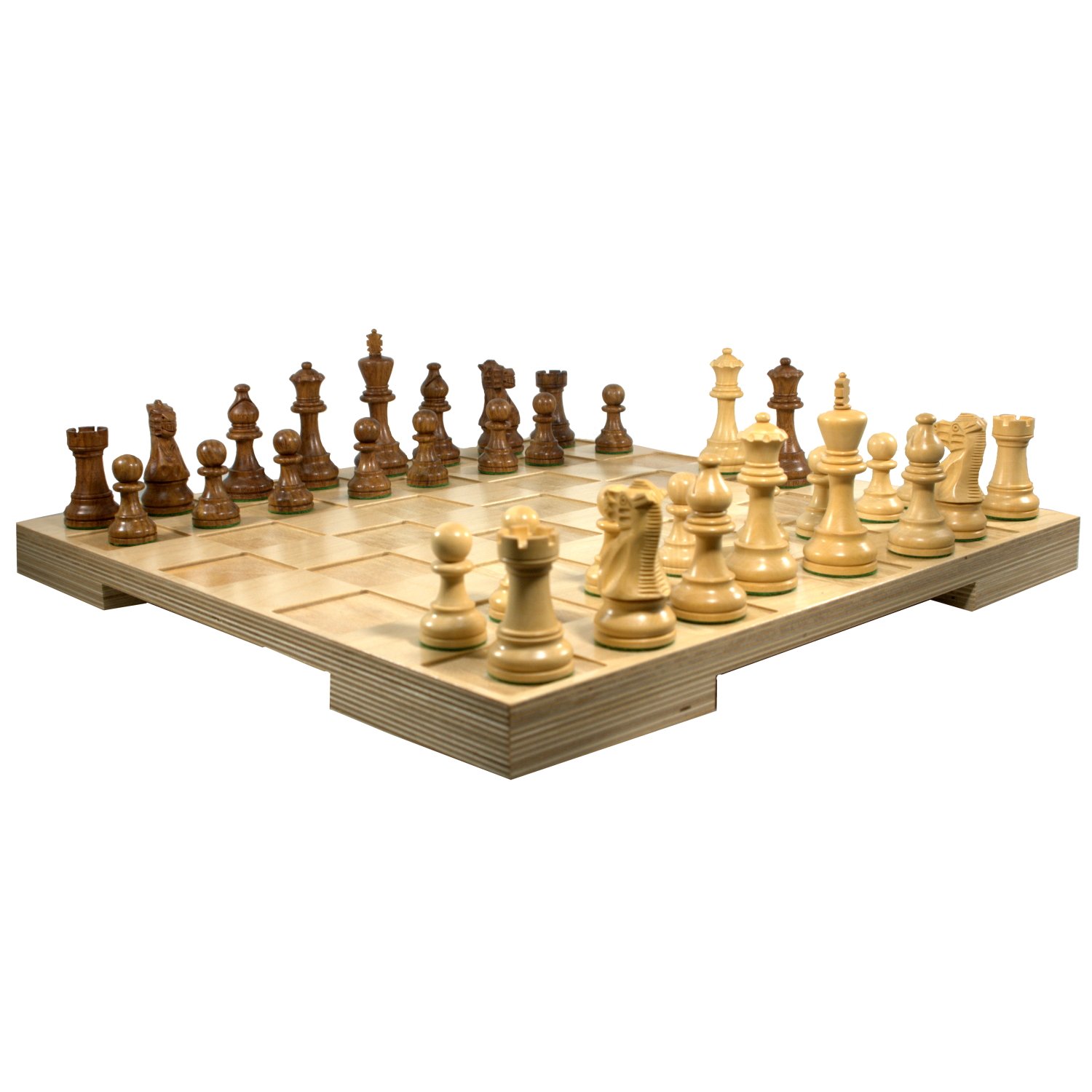 Luxury Chess Set, Premium Unique Wooden Mahogany & Ash Solid Wood