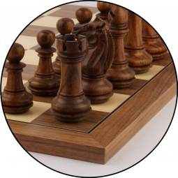 Traditional Hardwood Chess Set - Board and Pieces – Reed Caputo Studio