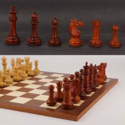 16" MoW Padouk Phalanx Executive Chess Set