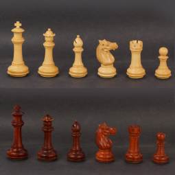 4" MoW Padouk Phalanx Staunton Chess Pieces