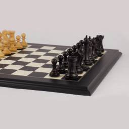 26" MoW Ebonized Imperator Presidential Staunton Chess Set