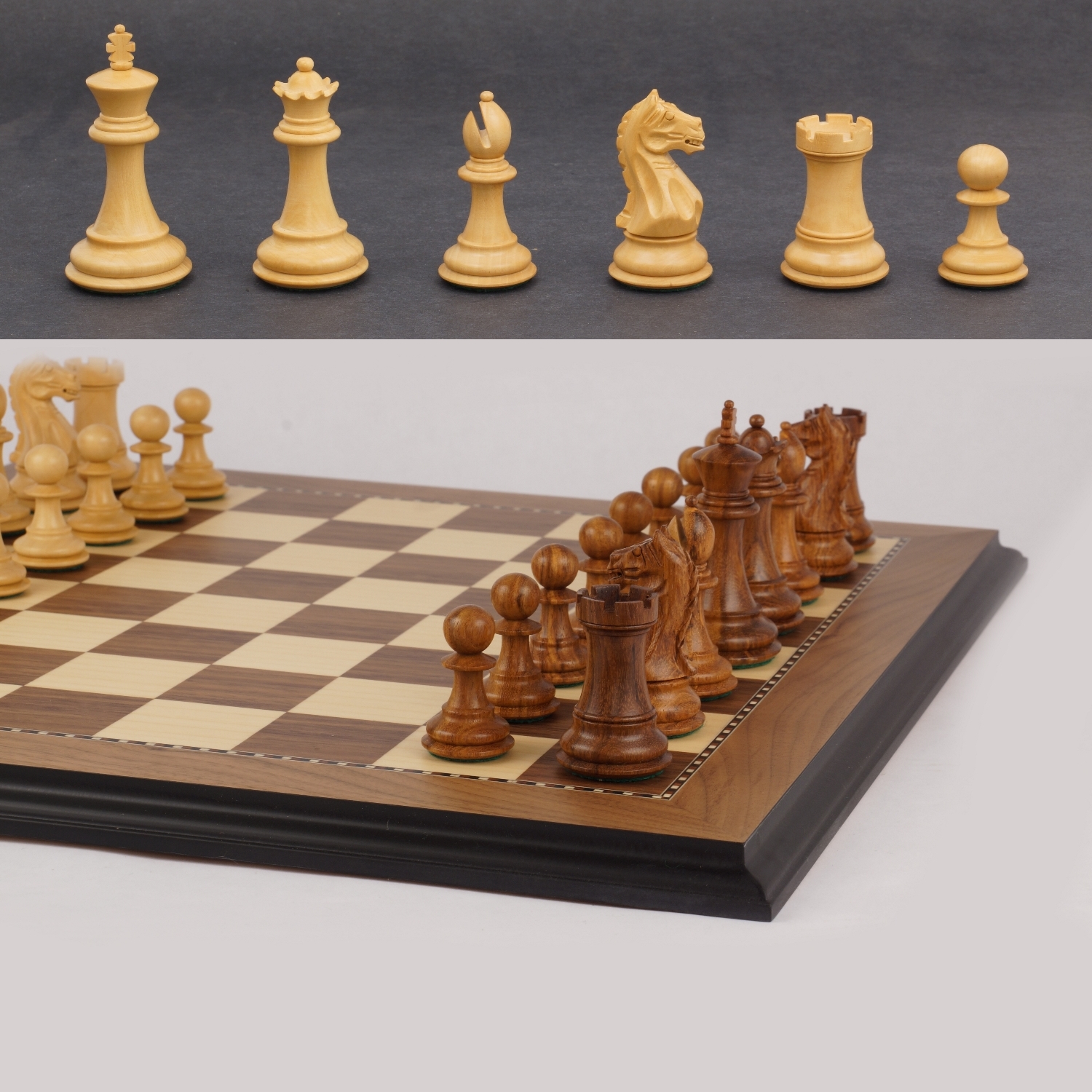 The Vizagapatam Luxury Bone Chess Pieces - 6.1 King