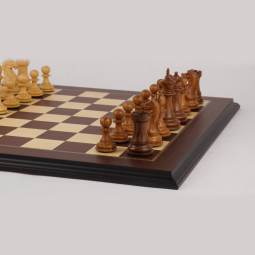 26" MoW Honey Rosewood Imperator Presidential Staunton Chess Set