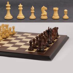 18" MoW Rosewood Imperator Presidential Staunton Chess Set