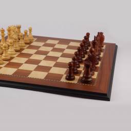 23" MoW Padouk Zenith Staunton Presidential Chess Set
