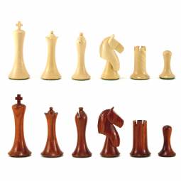 3 3/4" MoW Padouk Equinox Staunton Chess Pieces
