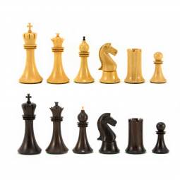 3 3/4" MoW Rosewood Nebula Staunton Chess Pieces
