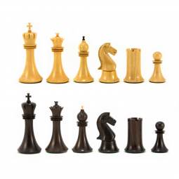 4 1/4" MoW Rosewood Nebula Staunton Chess Pieces