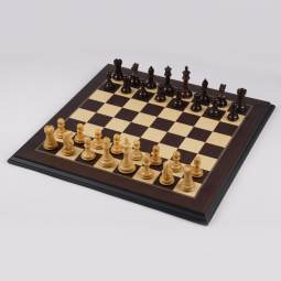 18" MoW Rosewood Luxe Legionnaires Presidential Chess Set