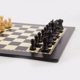 19 1/2" MoW Classics Ebonized Executive American Staunton Basic Chess Set
